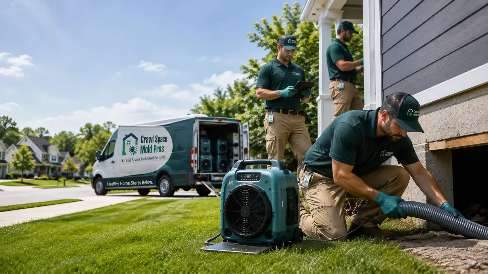 Crawl Space Mold Removal in Mecosta, MI